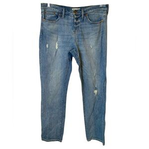 Madewell Slim Boy Jean Size 31 Distressed Skater Casual Staple